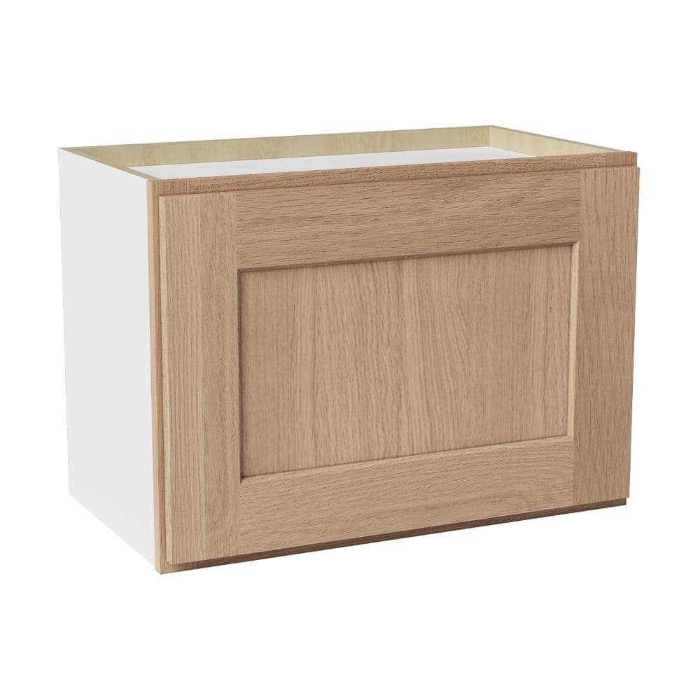 21 in. W x 12 in. D x 15 in. H Ready to Assemble Solid Wood Shaker Wall Kitchen Cabinet in Oak price history on PriceWatchPro