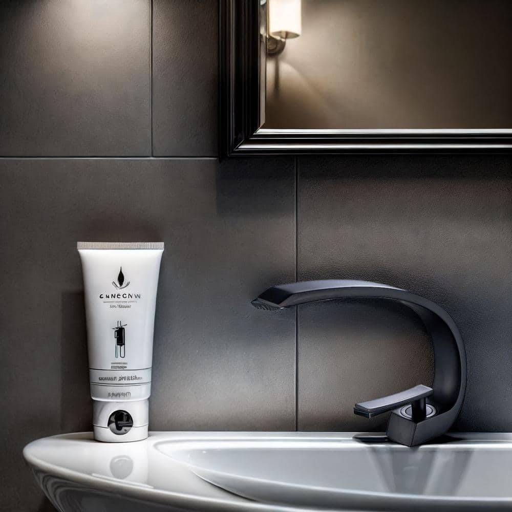 Oil Rubbed Bronze Bathroom Sink Faucet with Supply Hose, Unique Design Sing