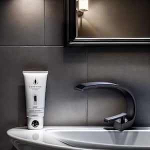 Oil Rubbed Bronze Bathroom Sink Faucet with Supply Hose, Unique Design Single Handle Single Hole Lavatory Faucet,