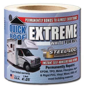 4 in. White Quick Roof Extreme Adhesive for RV