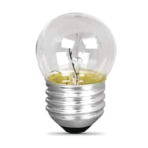 7.5-Watt Equivalent S11 2700K Clear Incandescent E26 Night Light Bulb