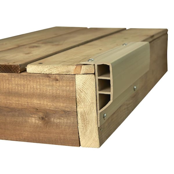 Dock Edge 3 in. x 8in. Full Face Profile, Beige