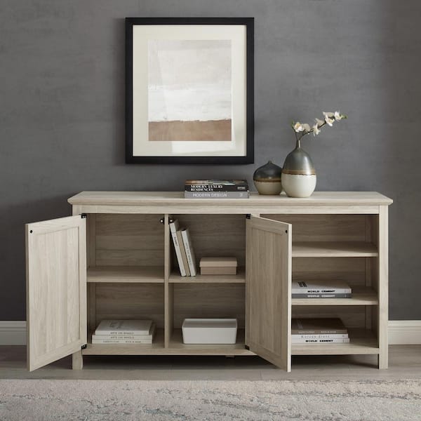Walker Edison Furniture Company Birch Wood Sideboard with