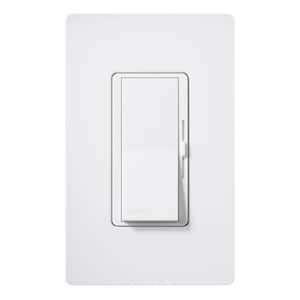 Diva Dimmer Switch for Magnetic Low Voltage, 450-Watt/Single-Pole or 3-Way, Snow (DVSCLV-603P-SW)