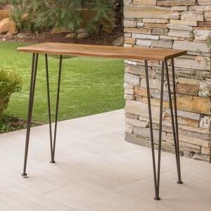 outdoor rectangle bistro table