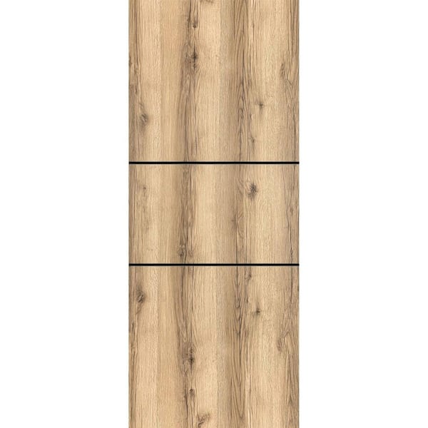 Sartodoors 42 in. x 44 in. Solid Wood with Honeycomb Oak Interior Door Slab