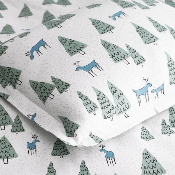 winter woods duvet