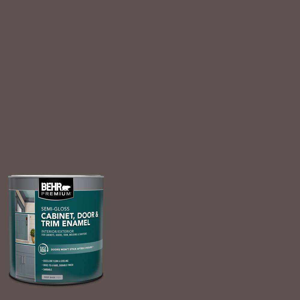 1 qt. #790B-6 Stone Hearth Semi-Gloss Enamel Interior/Exterior Cabinet, Door & Trim Paint price history on PriceWatchPro