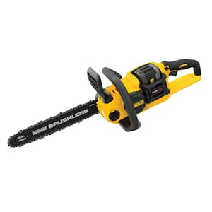 DEWALT FLEXVOLT 60V MAX 16in. Brushless Cordless Battery Powered Chainsaw Kit with 1 FLEXVOLT 2 Ah Battery Charger DCCS670T1 The Home Depot