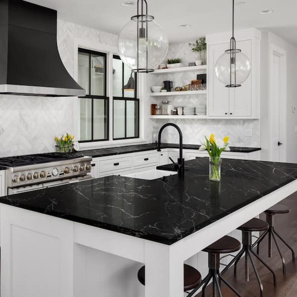 Black Marble Countertop Paint Kit, How To Paint Countertops Look Like White Marble