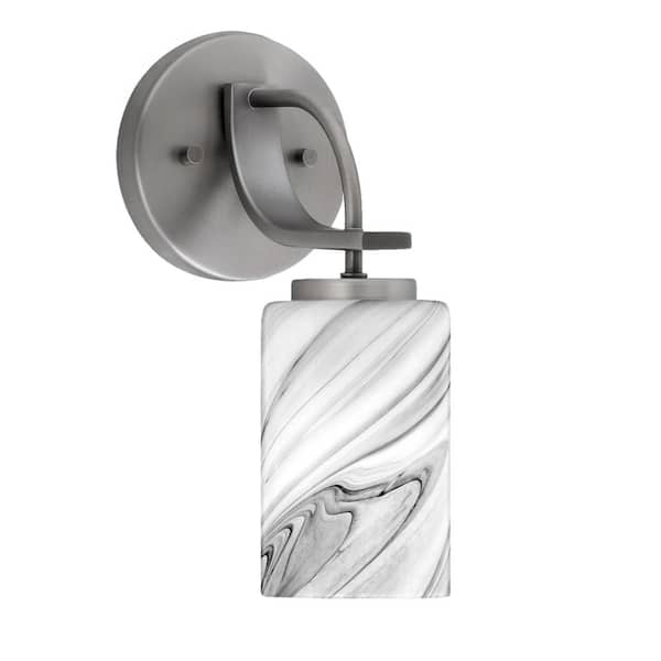 Unbranded Olympia 1-Light Graphite Wall Sconce