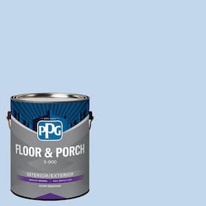 1 gal. PPG1242-2 Touch of Blue Satin Interior/Exterior Floor and Porch Paint