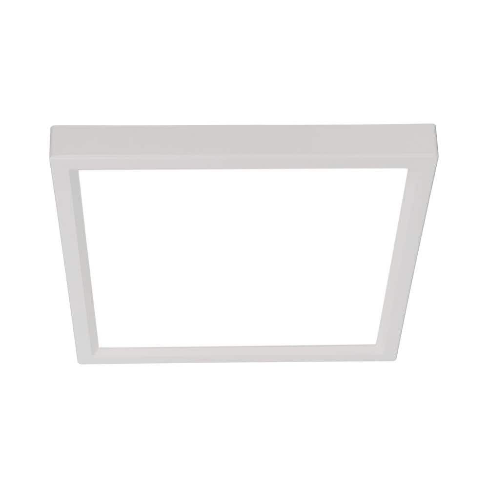 DSE6 6 in. Square White LED Flush Mount Ceiling Light, 4000K price history on PriceWatchPro