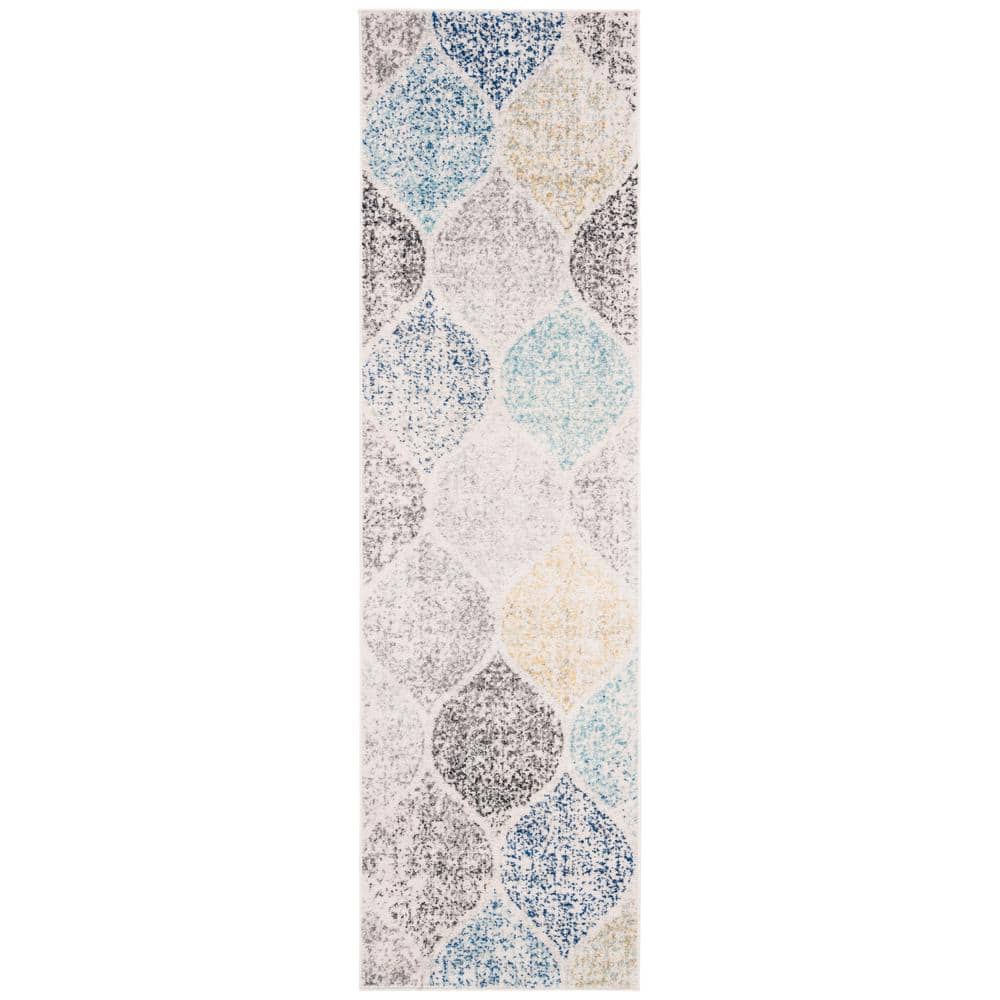 Madison Ivory/Blue 2 ft. x 6 ft. Runner Rug price history on PriceWatchPro