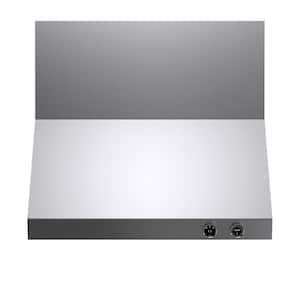 36 in. 900 CFM Ducted Wall Mount Range Hood in Stainless Steel with Digital Controls