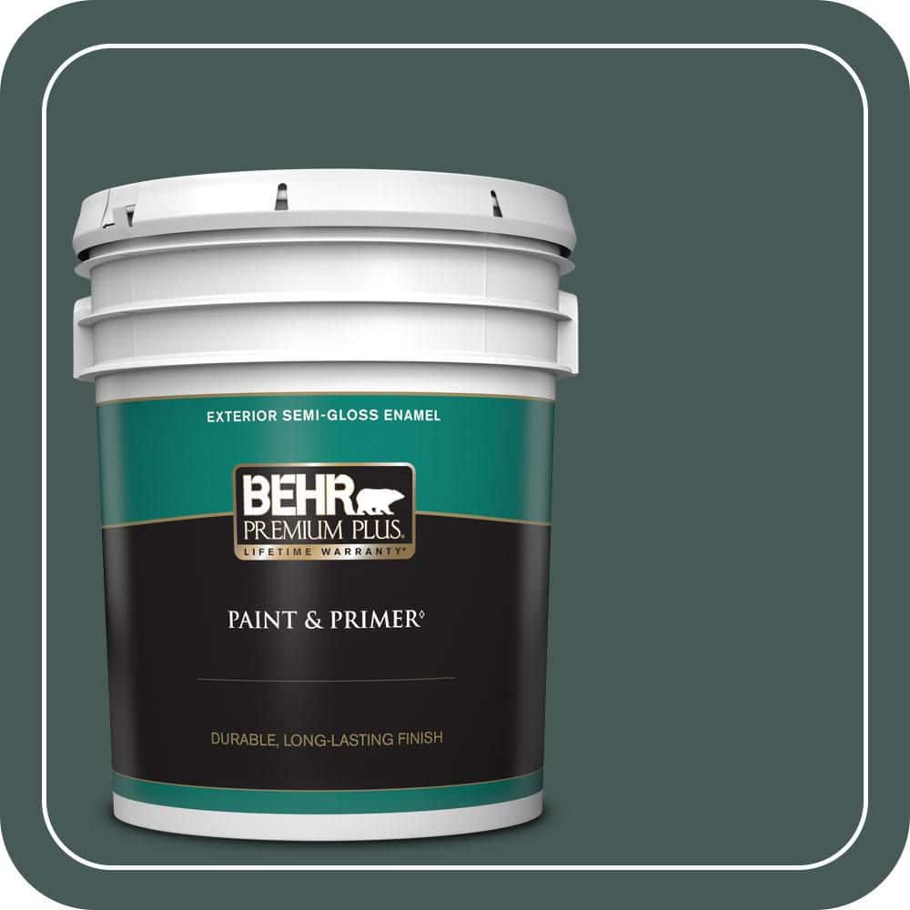 5 gal. #MQ6-09 Hostaleaf Semi-Gloss Enamel Exterior Paint & Primer price history on PriceWatchPro