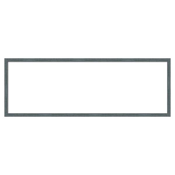 Amanti Art Dixie Blue Grey Rustic Narrow 37 in. x 13 in. Wood