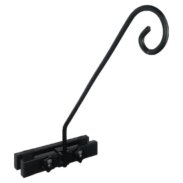 Deck Hook Rail for Hanging Flower Baskets Wind Chimes Planters Bird Feeders Lights Heavy Duty 16.5  in. Pole