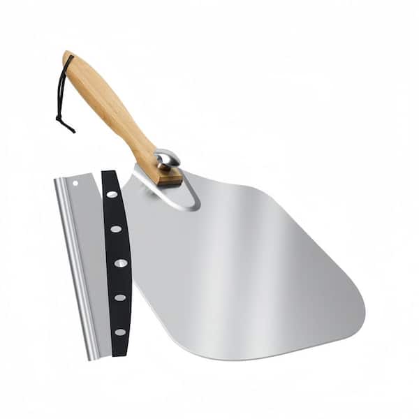 12 in. x 14 in. Aluminum Pizza Peel with Storage Bag for Family Pizza Oven Baking Pizza, Dough, Bread and Pastry(1-Pack)