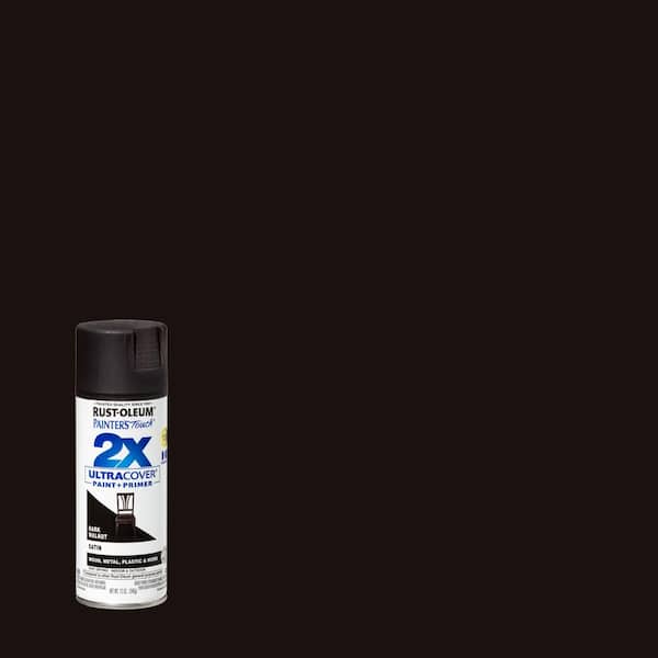 Rust-Oleum Painter's Touch 2X 12 oz. Satin Dark Walnut General Purpose Spray Paint