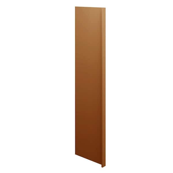 Amherst Shaker 3 in. W x 96 in. H x 24 in. D in Walnut Refrigerator End Panel with 3 in. Return in Assembled Pantry