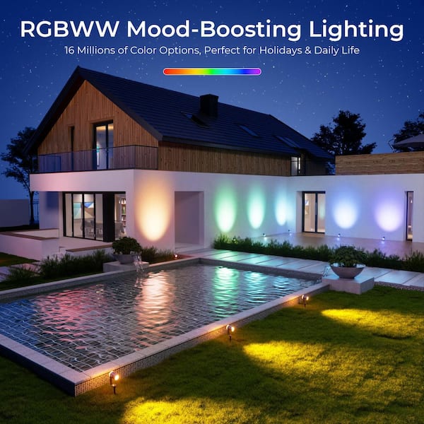 DeckTok 450 Lumens Low Voltage Black Plug-in Integrated LED