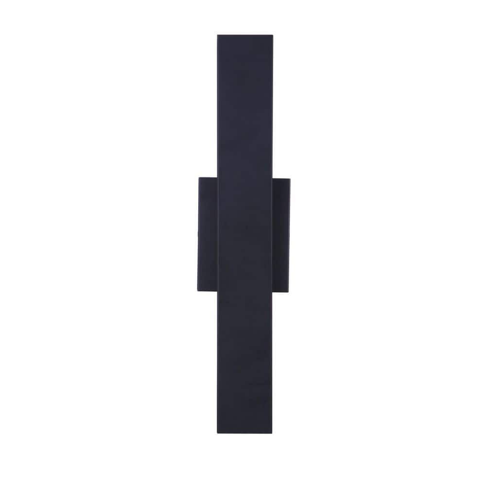 Brushed Aluminum Modern LED Wall Sconce with Clear Shade