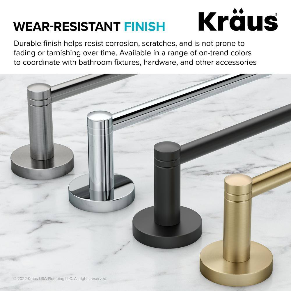 Elie Brushed Gold Double Wall Mounted Towel Hook