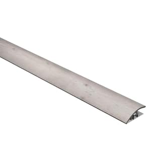Vinyl Pro with Mute Step Gray Ash 9/16 in. T x 1-3/8 in. W x 72-13/16 in. L Overlap Reducer Molding