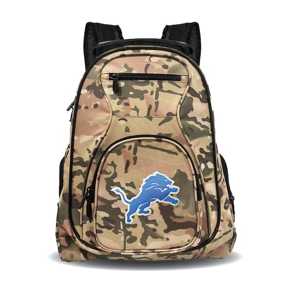 Mojo Detroit Lions 19 in. Premium Laptop Backpack-Camo