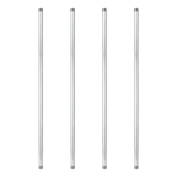 thumbnail image 2 of 1 Inch X 72 Inch Galvanized Steel Pipe – Schedule? – By Pipe-Decor.com (PDG P1X72) 2 of 4
