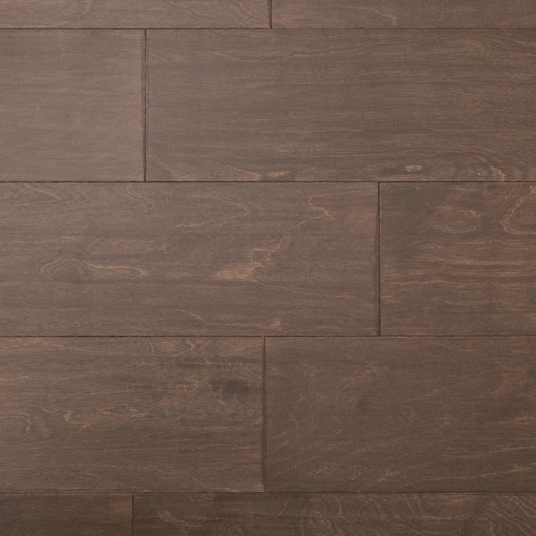 ASPEN FLOORING American Birch Braxton 3/8 in. T x 6.5 in. W x Varying Length Engineered Hardwood Flooring (43.58 sq. ft./case)