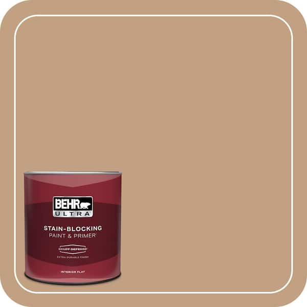 BEHR ULTRA 1 qt. #MQ2-12 Milano Extra Durable Flat Interior Paint & Primer
