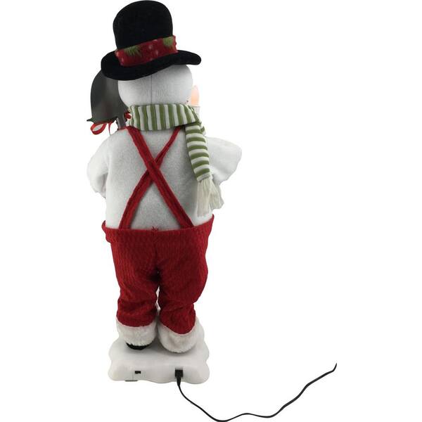 Fraser Hill Farm 24 in. Christmas Snowman Figurine with Lighted