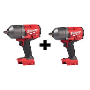 M18 FUEL 18-Volt Lithium-Ion Brushless Cordless 1/2 in. Impact Wrench with Friction Ring (2-Tool)