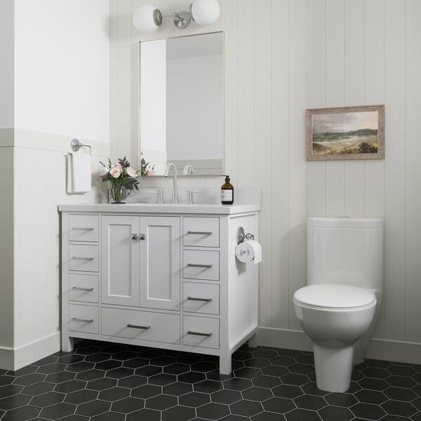Ariel Cambridge 42 In W Vanity Cabinet Only White A043s Bc Wht The Home Depot Ariel Cambridge 42 In W Vanity Cabinet, Cambridge 42 In W Vanity Cabinet