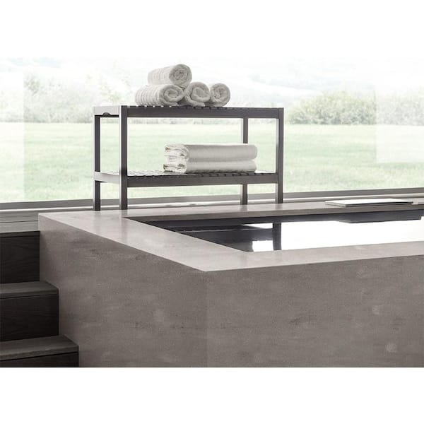 Corian Solid Surface Countertop Sample in Ash Concrete C956-RNA2HX