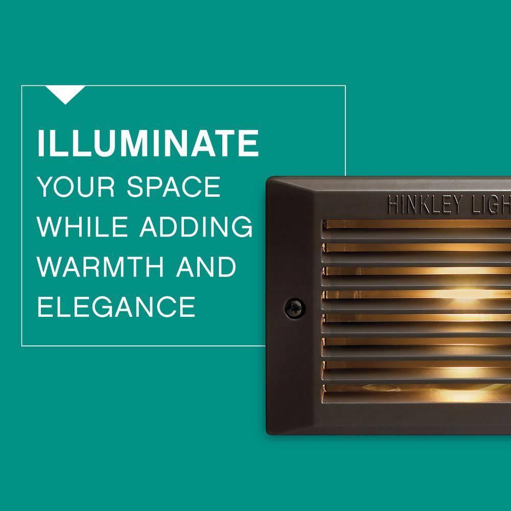 Bronze LED Outdoor Pathway Step Light