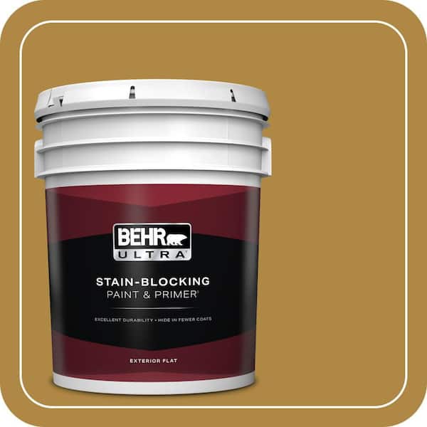 BEHR ULTRA 5 gal. #M300-6 Indian Spice Flat Exterior Paint & Primer