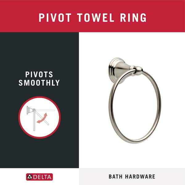 Windemere Towel Ring in Stainless