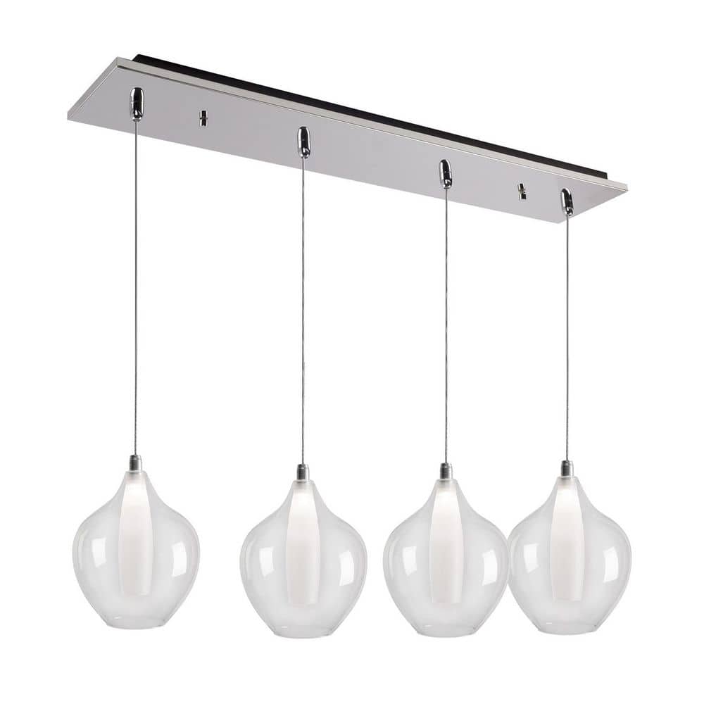 Victoria 29-in Chrome 4-Light Multi Pendant price history on PriceWatchPro