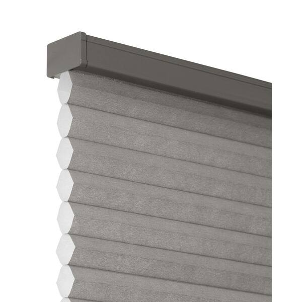 Chicology Cut-to-Size Tarpaulin Grey Cordless Light Filtering Insulating Polyester Cellular Shade 32.25 in. W x 48 in. L