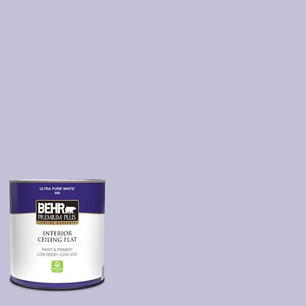 BEHR PREMIUM PLUS 1 qt. #M550-3 Foxglove Ceiling Flat Interior Paint
