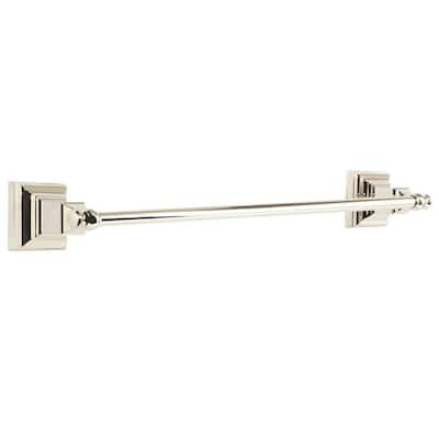 Polished Nickel Towel Bars Bathroom Hardware The Home Depot   Polished Nickel Amerock Towel Bars Bh26513pn 64 400 