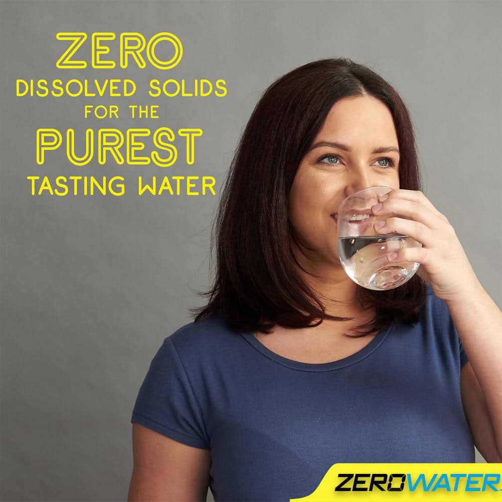 ZeroWater 10-Cup Blue and White Water Filtration Pitcher