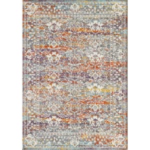 Elsa Multicolor Traditional 4 ft. x 6 ft. Area Rug