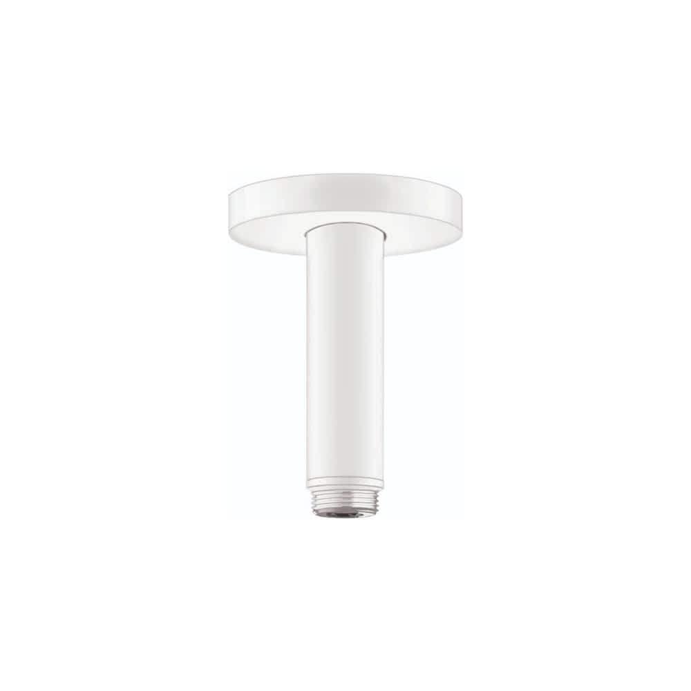Matte White Nickel Ceiling Mount Shower Arm