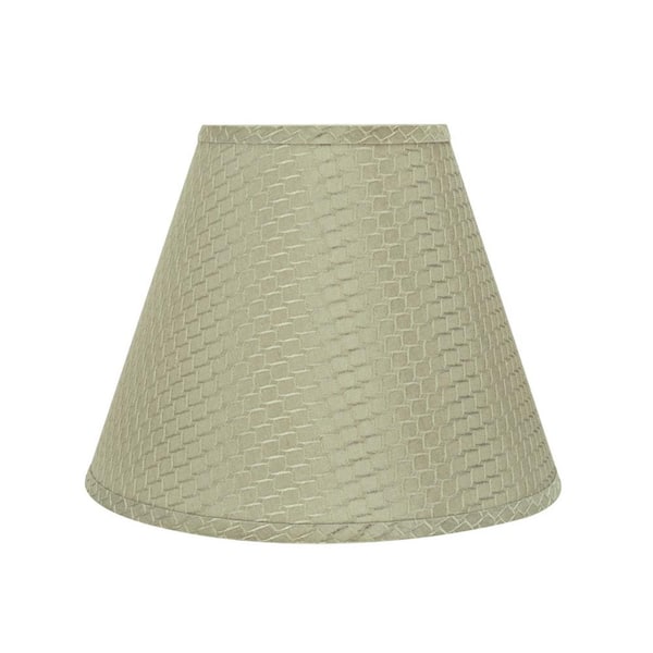 Aspen Creative Corporation 14 in. x 11 in. Sand Yellow Hardback Empire Lamp Shade