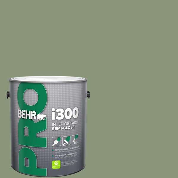 1 gal. #S390-5 Laurel Tree Semi-Gloss Interior Paint