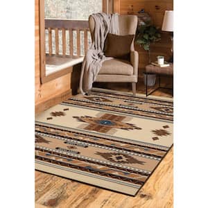 Approx 1' 11"x7' 4" United Weavers 132-40617 Natural Dog Labrador 2x7 Area Rug 